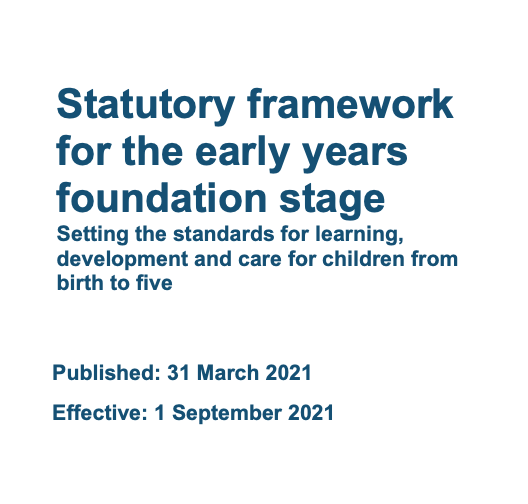 The new EYFS Framework a free guide to the changes.